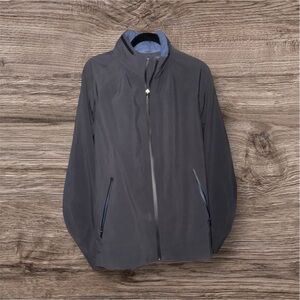 Lululemon Men's PrePost Jacket Full Zip Gray Long Sleeves Luon Size‎